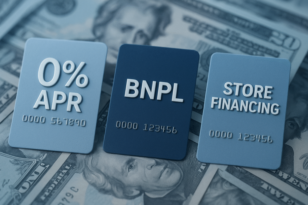 0% APR vs. BNPL vs. Store Financing 2025 | The Cards Guy