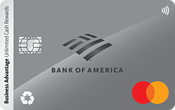 Bank of America® Business Advantage Unlimited Cash Rewards Mastercard® credit card